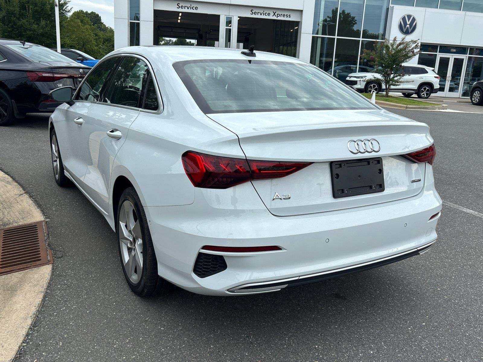 Used 2023 Glacier White Metallic Audi Premium Plus image 3