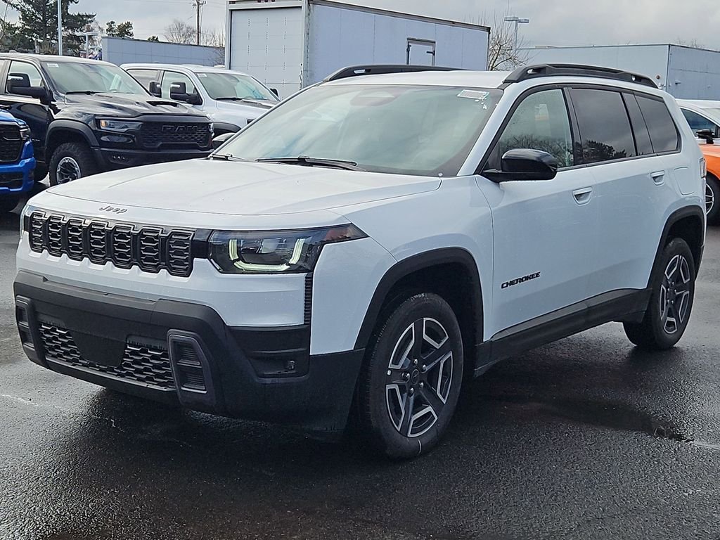 New 2026 Bright White Clear-Coat Exterior Paint Jeep Limited image 3