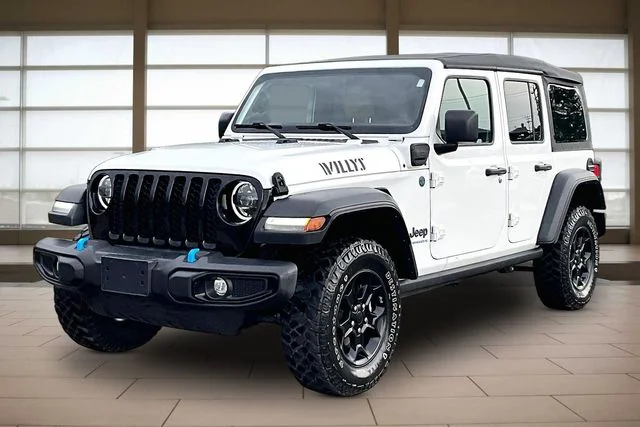 Used 2023 White Jeep Willys 4xe image 1