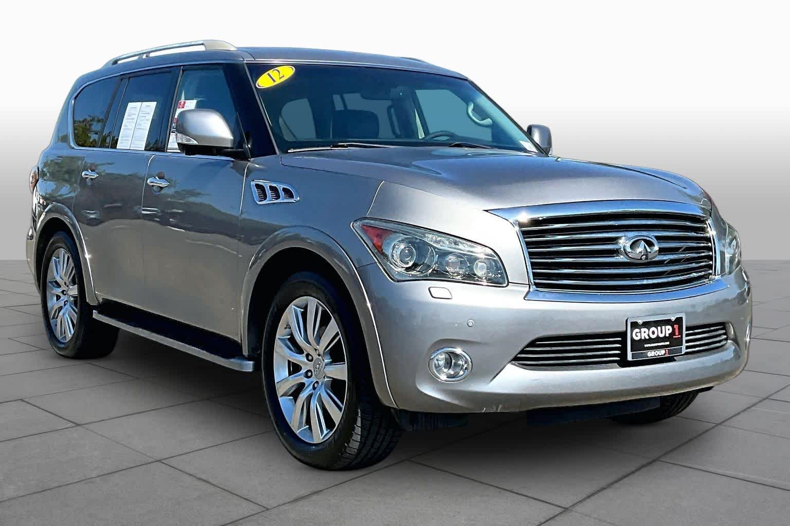 Used 2012 INFINITI QX 56 with VIN JN8AZ2NE2C9017123 for sale in Folsom, CA