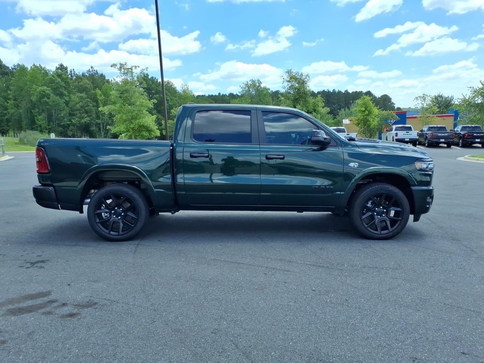 New 2026 Serrano-Green Metallic Exterior Paint RAM Laramie image 10