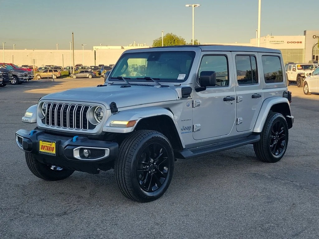 Certified Used 2024 Silver Jeep Sahara 4xe image 8