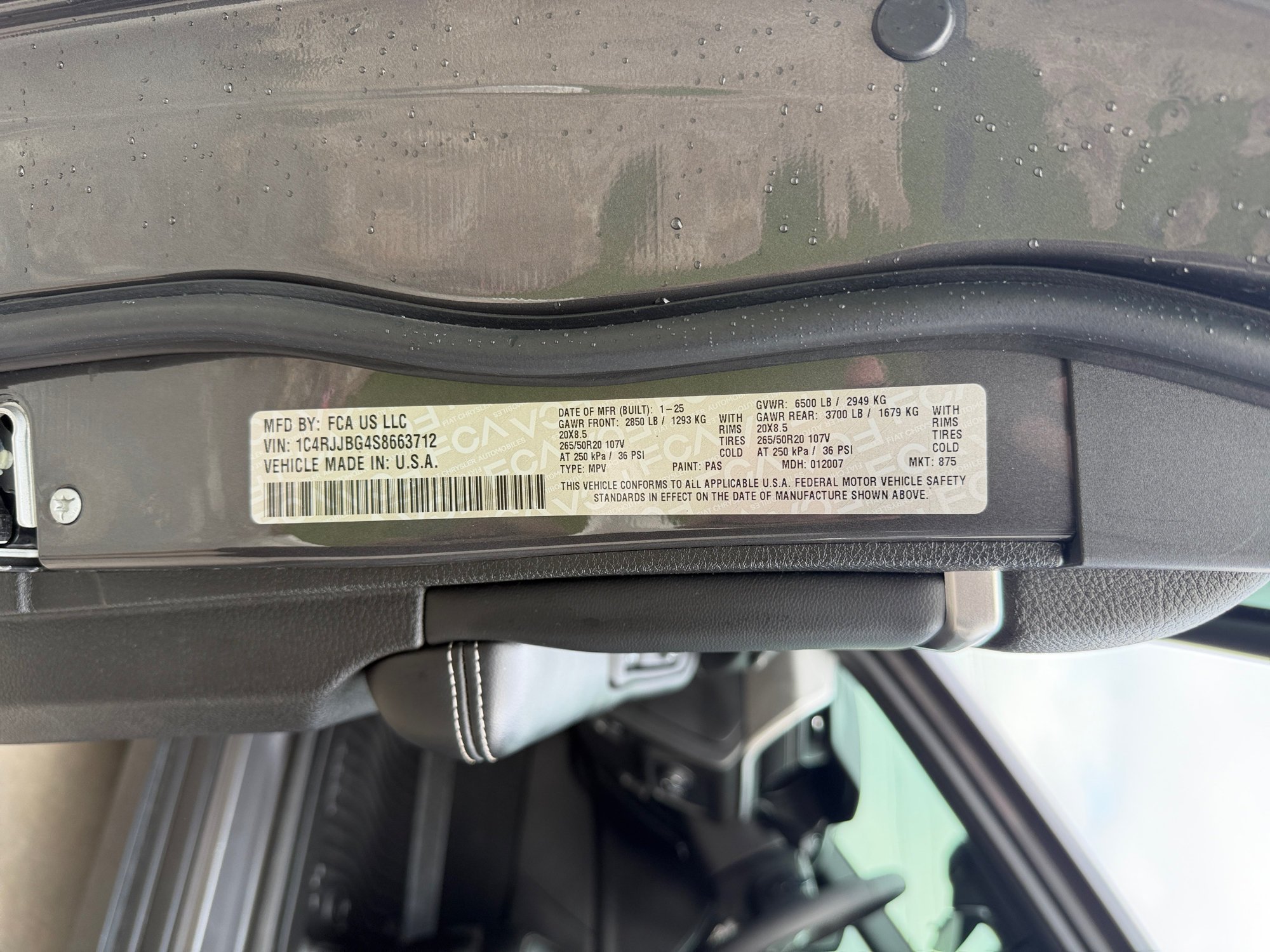 Used 2025 Baltic Gray Metallic Clearcoat Jeep Limited image 24