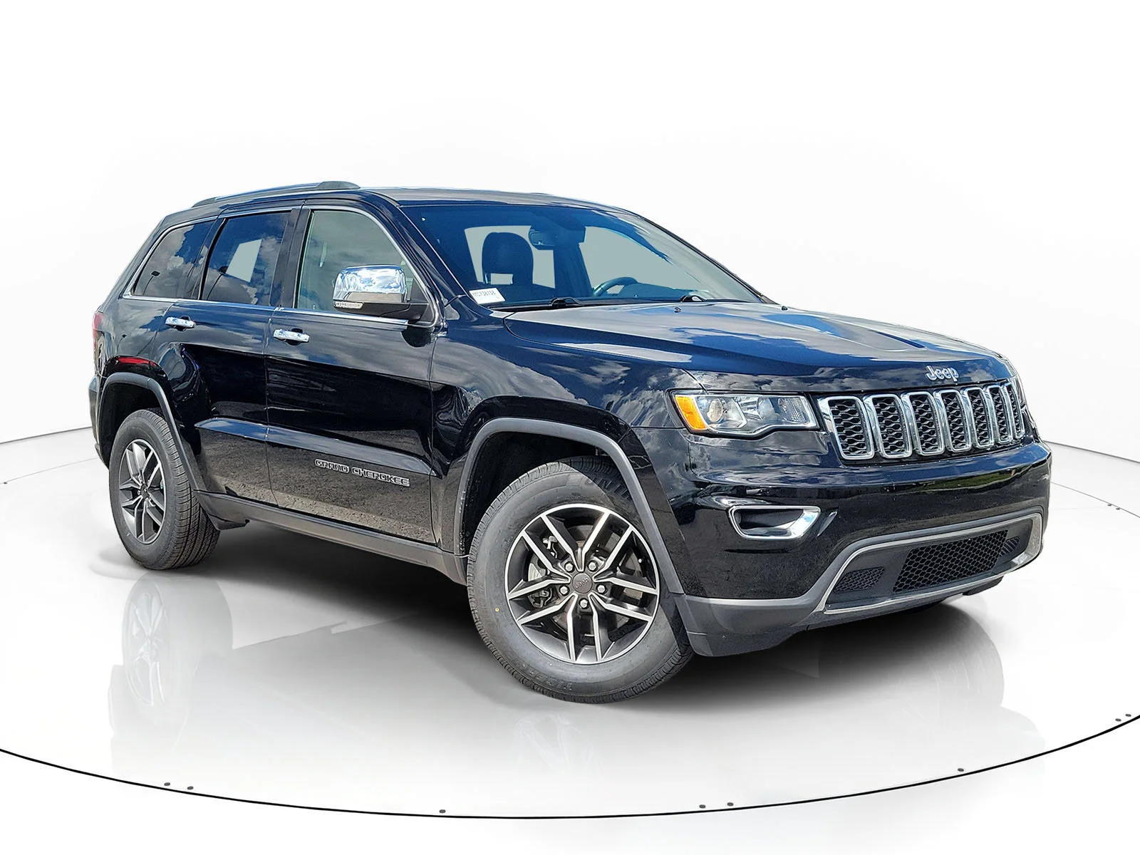 Used 2021 Diamond Black Crystal Pearlcoat Jeep Limited image 1