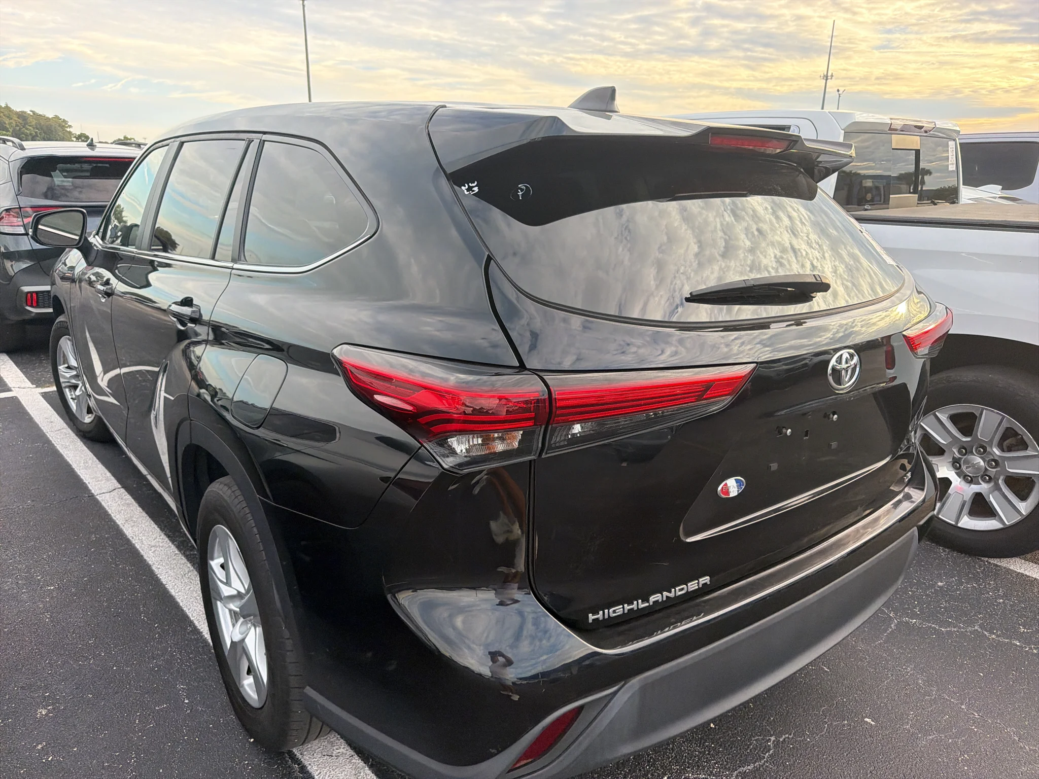 Used 2023 Midnight Black Metallic Toyota LE image 4