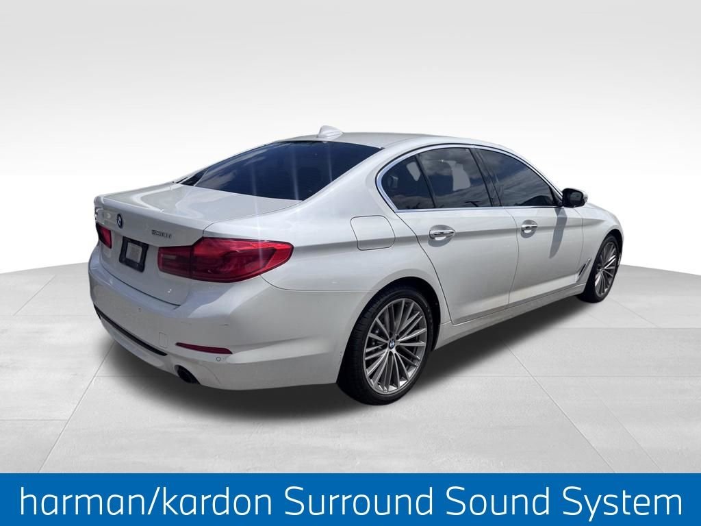 Used 2018 Mineral White Metallic BMW 530i xDrive image 3