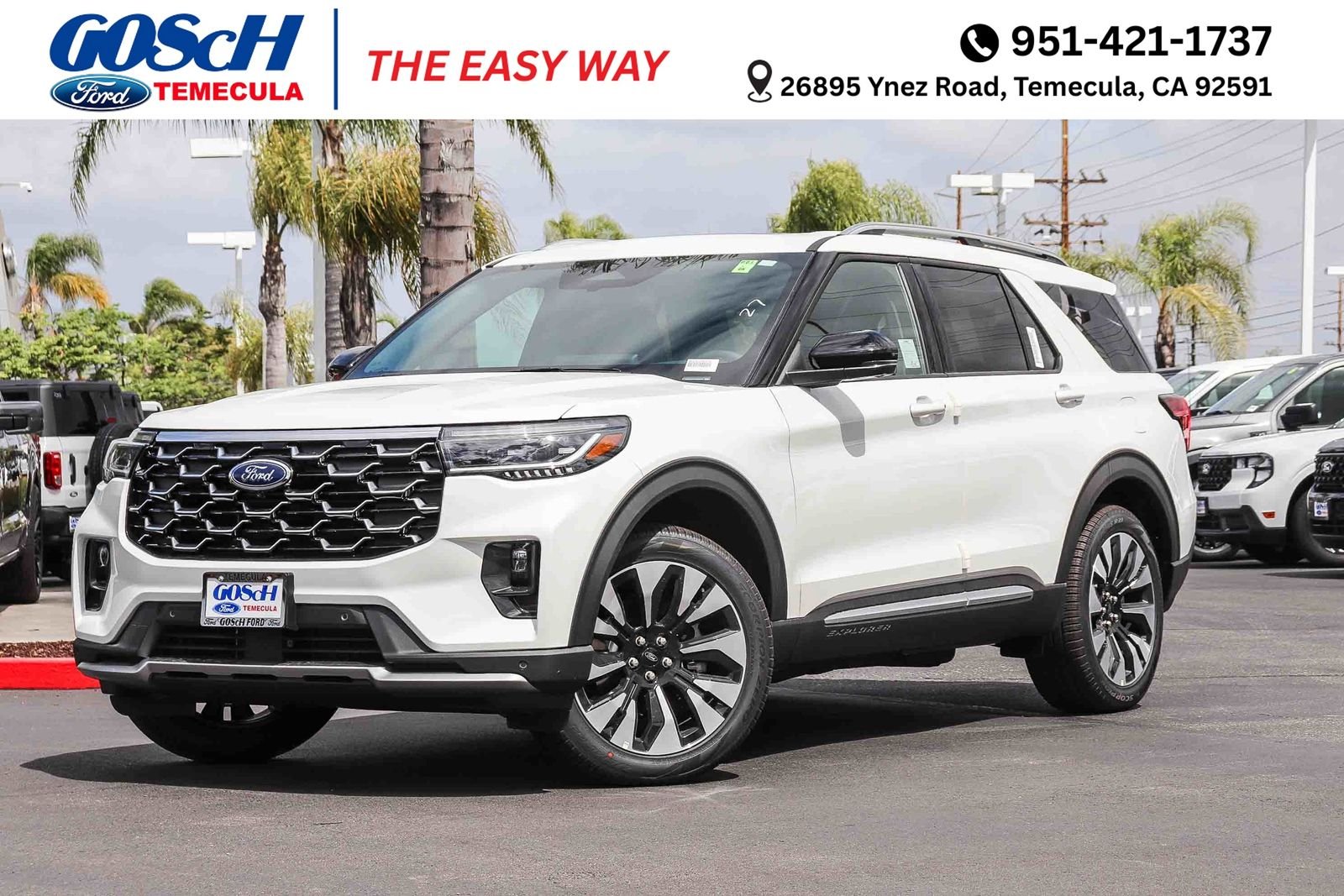 New 2026 Star White Metallic Tri-Coat Ford Platinum™ image 1