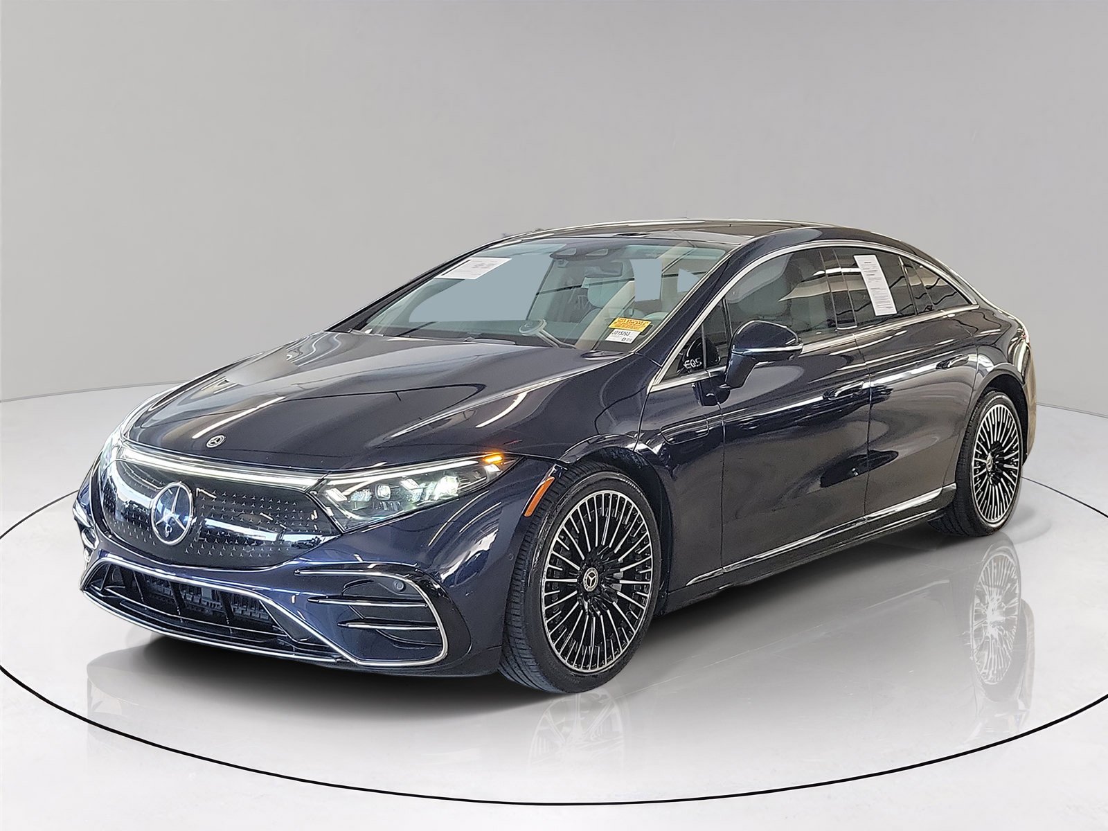 Certified Used 2022 Nautical Blue Mercedes-Benz EQS 450+ image 3