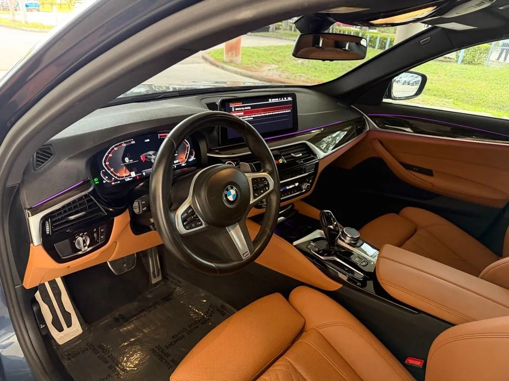 Used 2023 Blue BMW 530i image 7