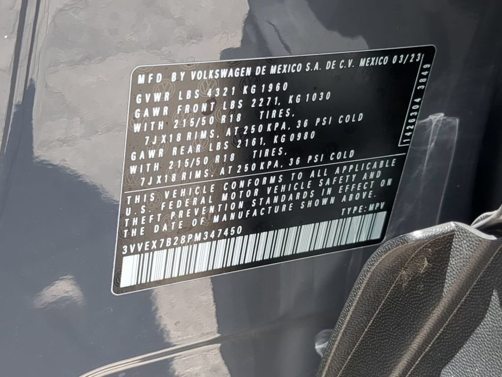 Certified Used 2023 Gray Volkswagen 1.5T SE image 37
