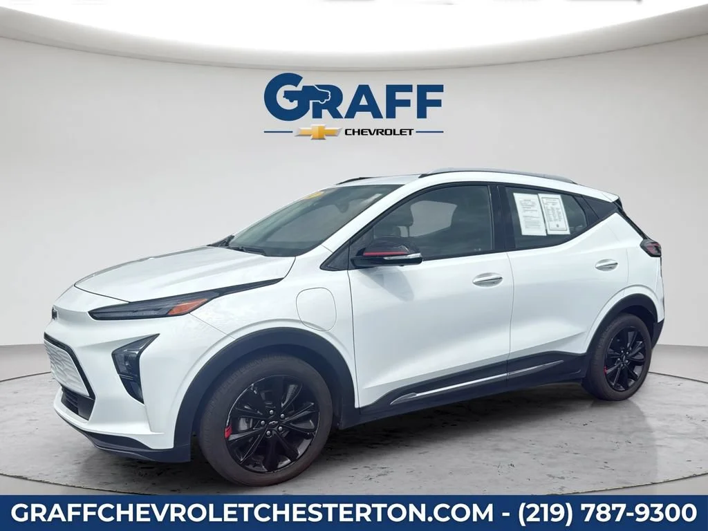 Used 2023 Chevrolet Bolt EUV Premier with VIN 1G1FZ6S05P4182872 for sale in Burns Harbor, IN