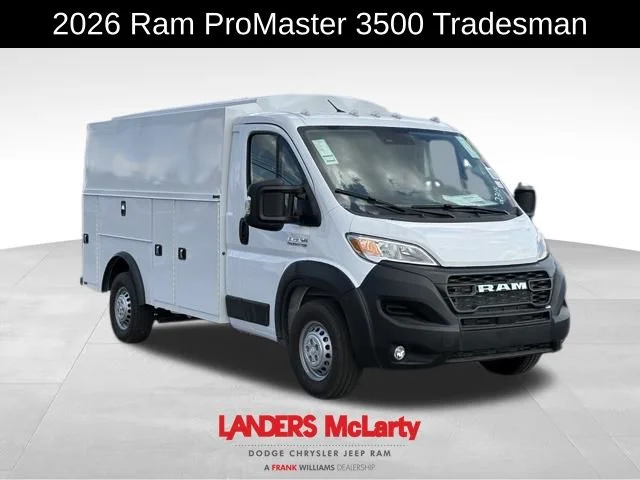 New 2026 Bright White Clear-Coat Exterior Paint RAM Low Roof image 2