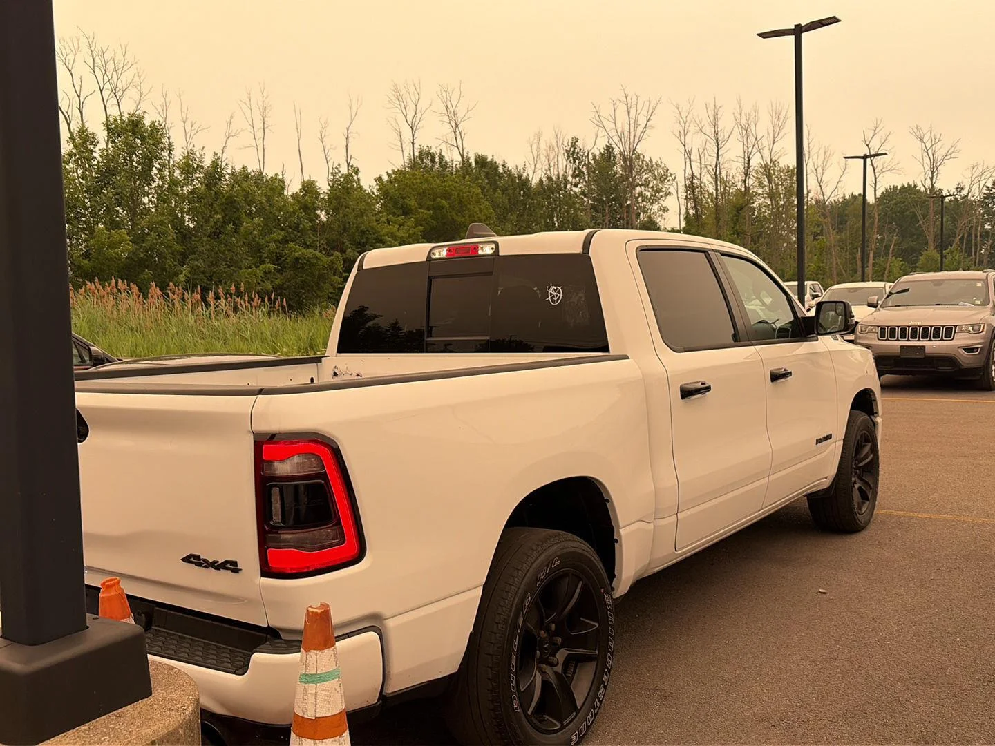 Used 2023 Bright White Clearcoat Ram Big Horn image 2