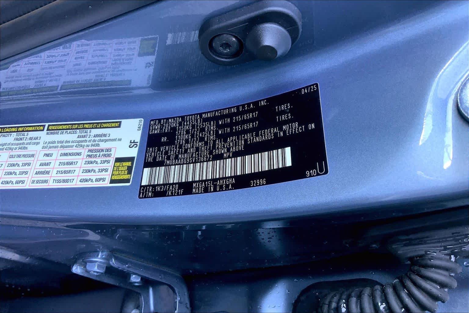 Used 2025 Celestite Toyota LE image 37