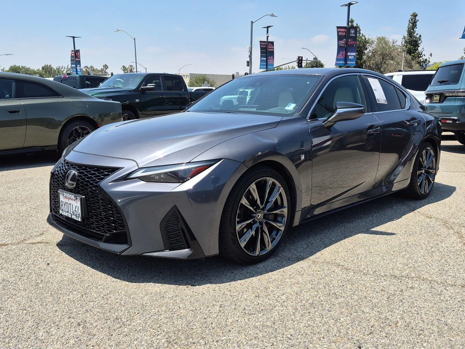 Used 2021 Cloudburst Gray Lexus IS 350 F SPORT image 3
