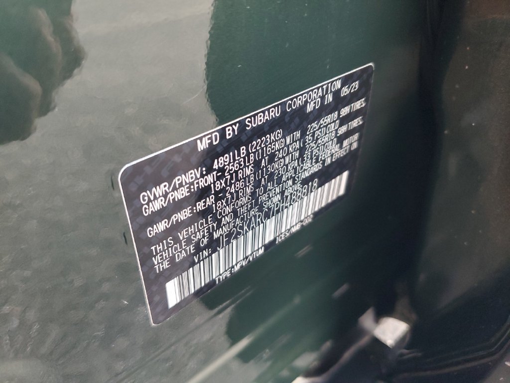 Used 2023 Green Subaru Touring image 29