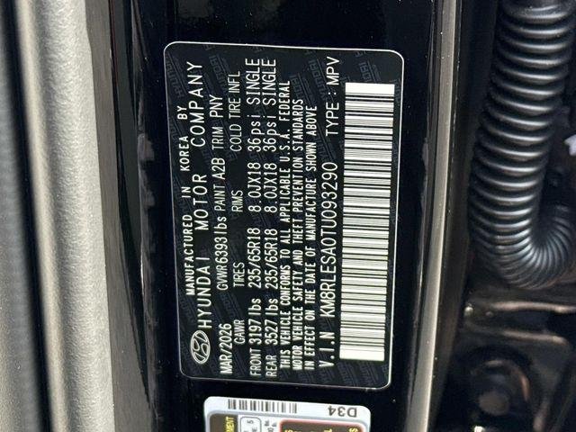 New 2026 Black Hyundai SEL 7P image 30
