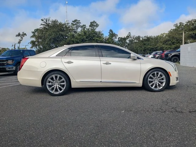 Used 2015 White Diamond Clearcoat Cadillac Luxury image 2