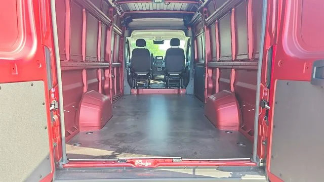 New 2026 Deep Cherry Red Crystal Pearlcoat RAM High Roof image 16