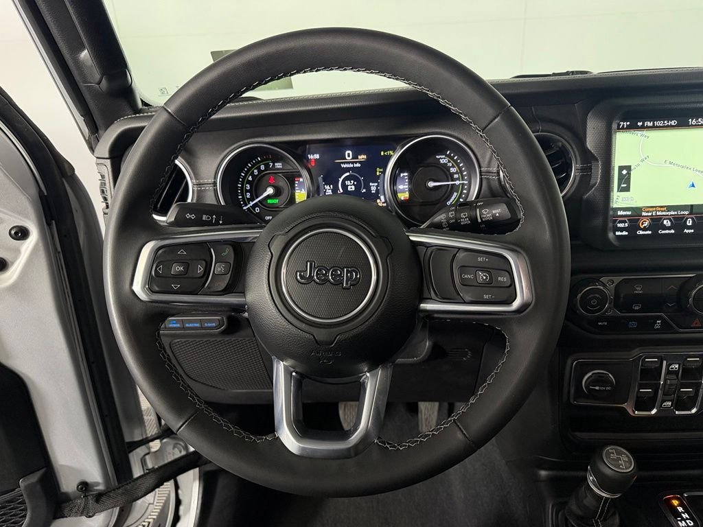 Certified Used 2023 Silver Jeep Sahara 4xe image 16