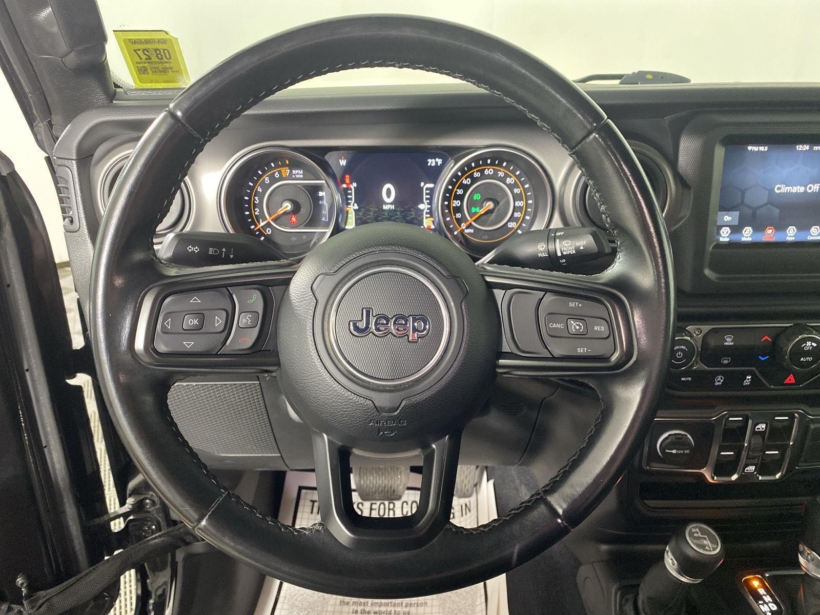 Used 2022 Black Clearcoat Jeep Unlimited Sport S image 17