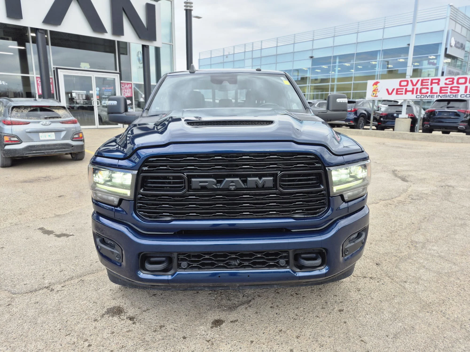Certified Used 2023 Patriot Blue Pearl Ram Limited 4x4*6.7L Cummins Diesel | Adaptive Cruise | Remote Start | Nav | 360 Cam | Cooled Leather image 4