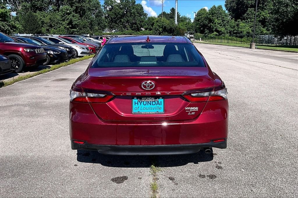 Used 2022 Red Toyota LE image 6