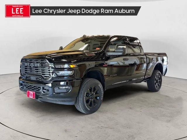 New 2026 Diamond Black Crystal Pearlcoat Ram BIG HORN CREW CAB 4X4 6