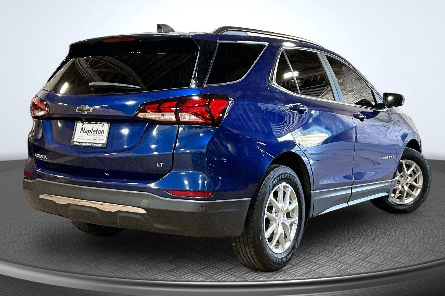 Used 2022 Blue Glow Metallic Chevrolet LT image 2