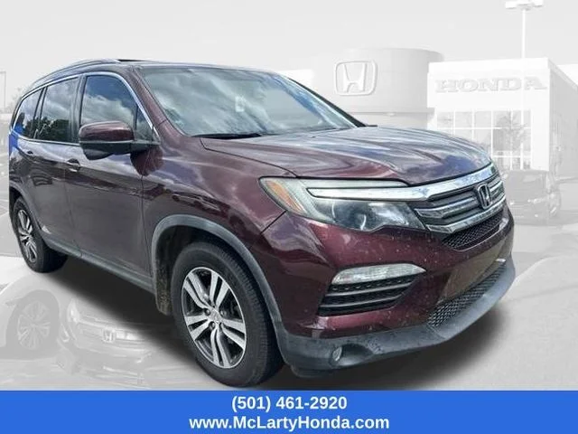 Used 2016 Dark Cherry Pearl Honda EX-L image 7