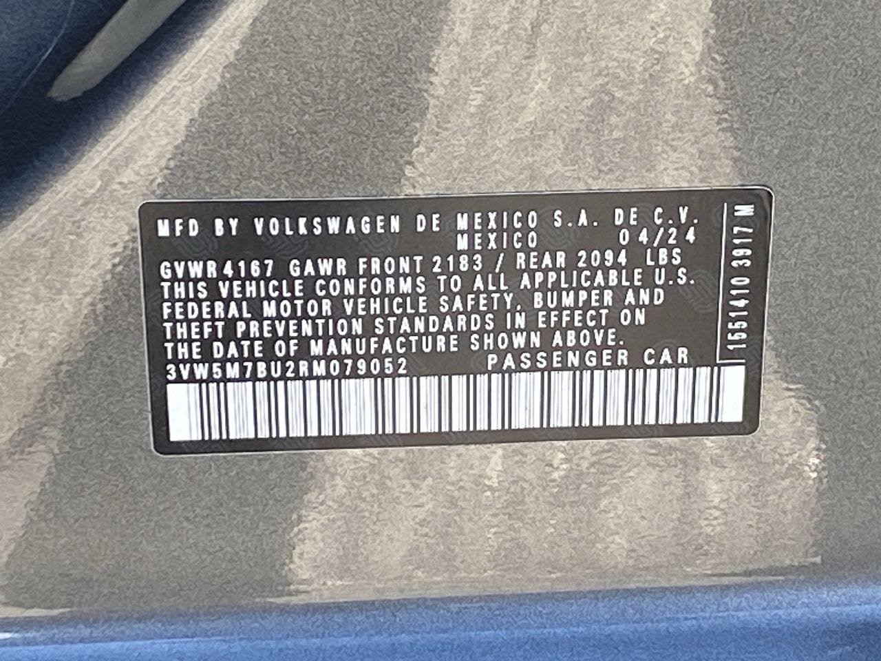 Used 2024 Platinum Gray Volkswagen 1.5T S image 11