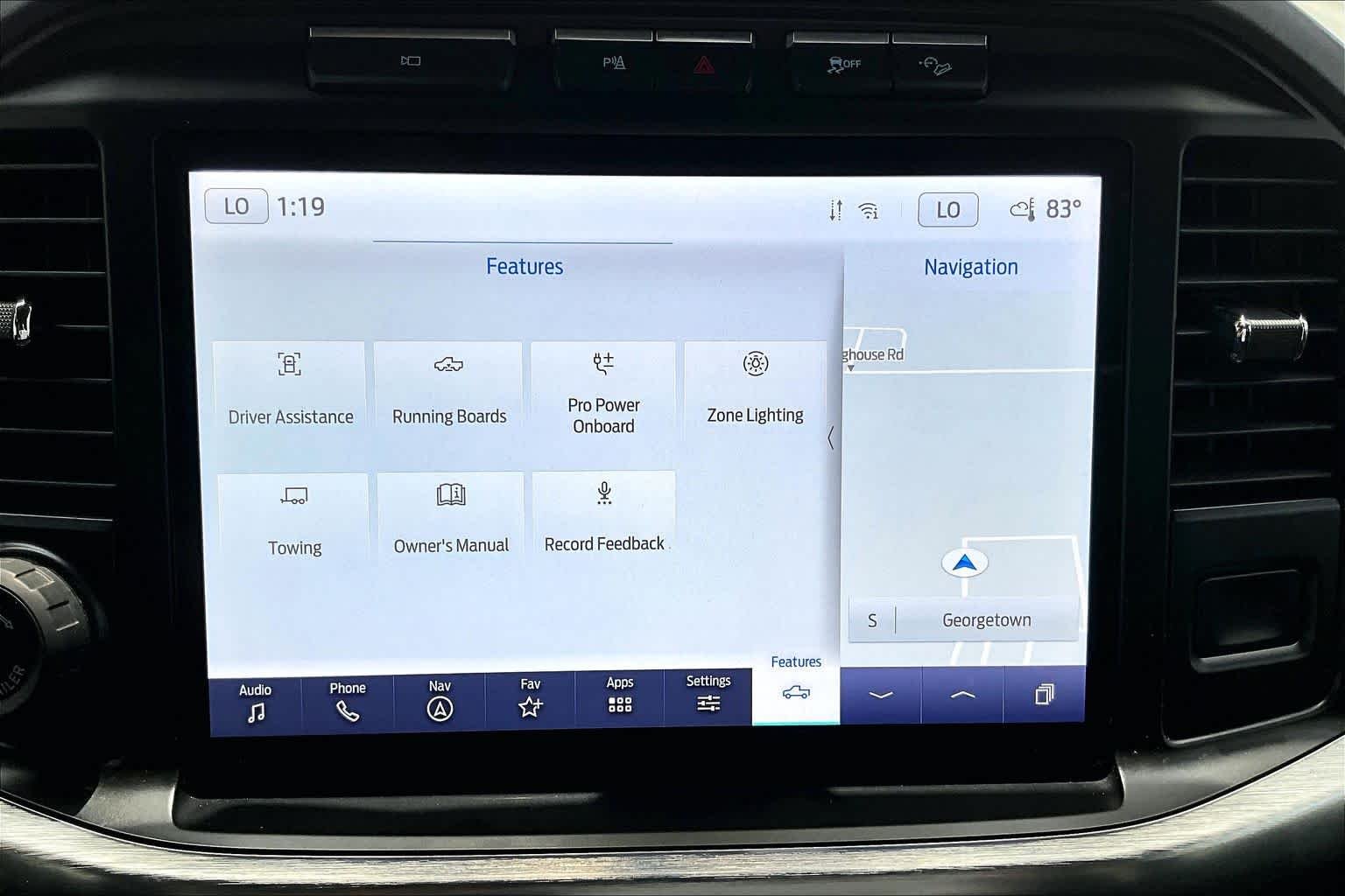 Used 2023 Azure Gray Metallic Tri-Coat Ford LARIAT image 34