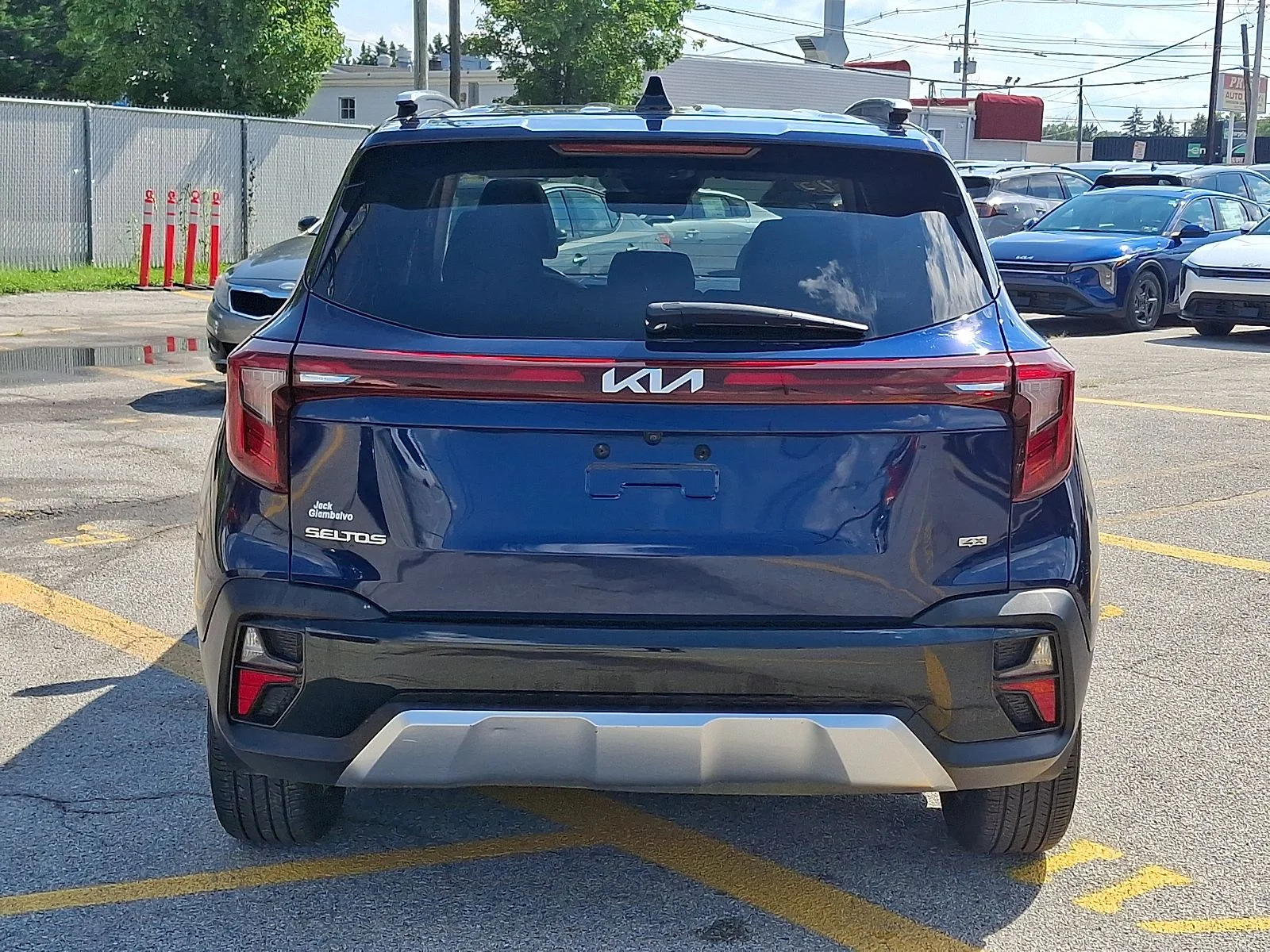 Certified Used 2024 Blue Kia EX image 3
