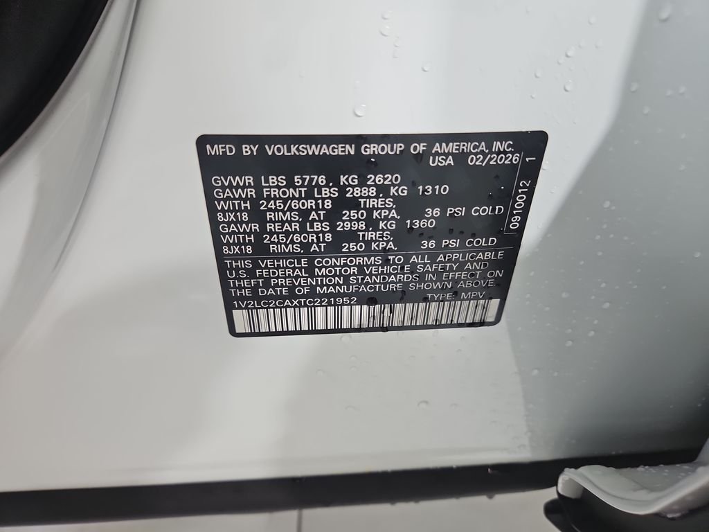 New 2026 White/off-white Volkswagen 2.0T SE image 26