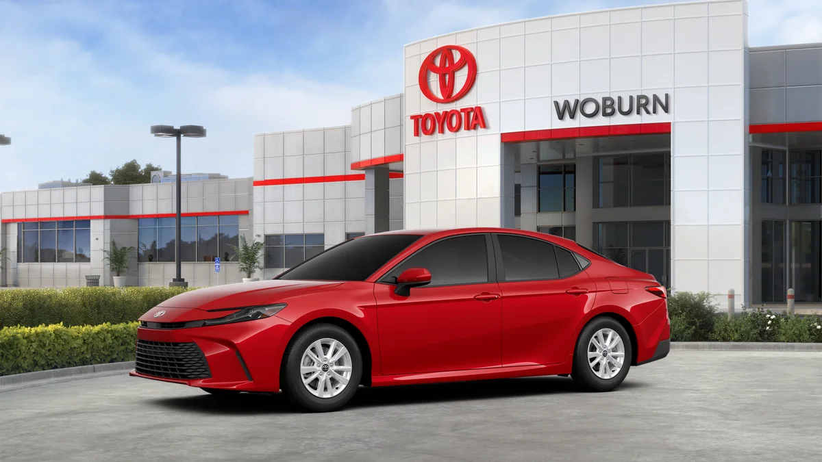 New 2026 Supersonic Red Toyota LE image 3