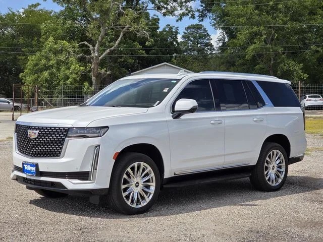Used 2022 White Cadillac Premium Luxury image 4