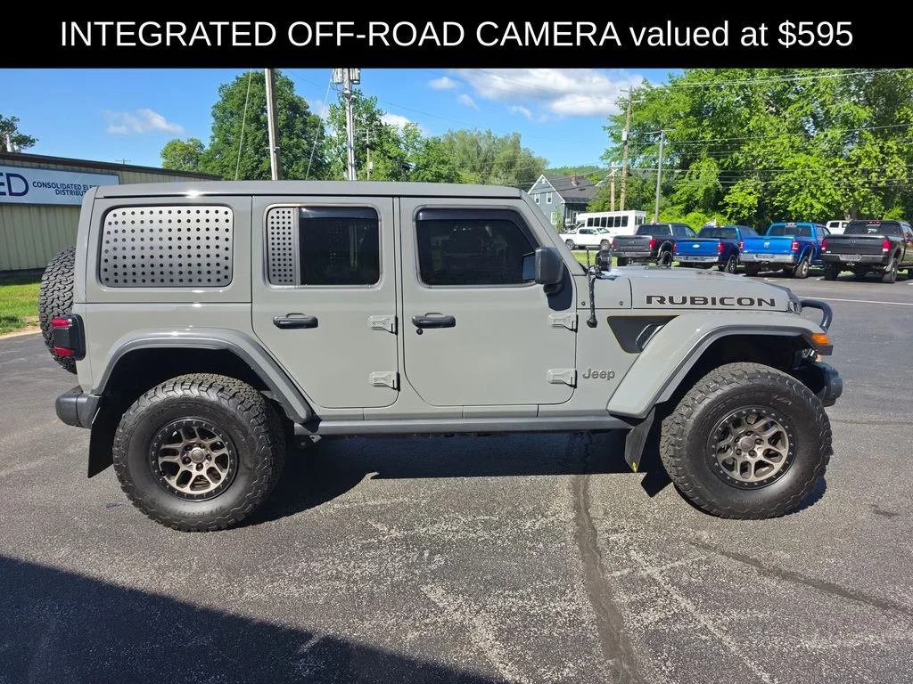 Used 2021 Gray Jeep Unlimited Rubicon 392 image 7