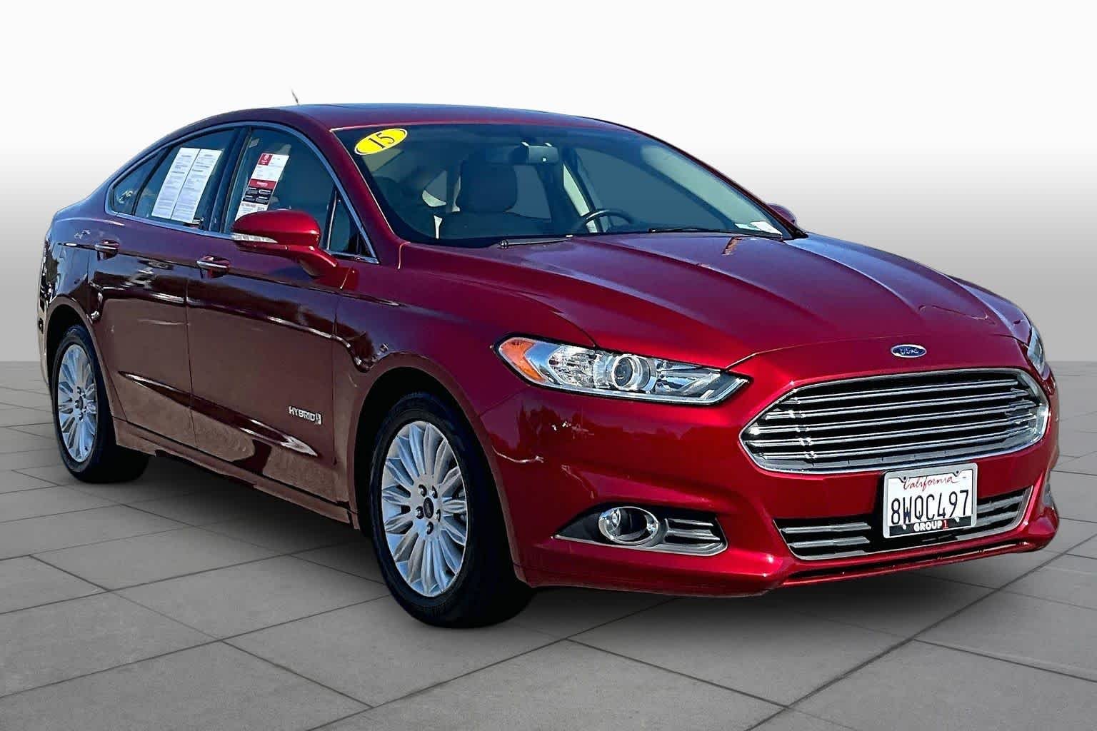 Used 2015 Ford Fusion Hybrid SE with VIN 3FA6P0LU4FR258153 for sale in Folsom, CA
