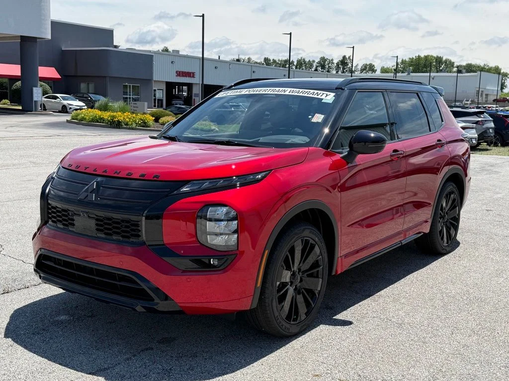 New 2026 Red Mitsubishi BLACK EDITION S-AWC image 3