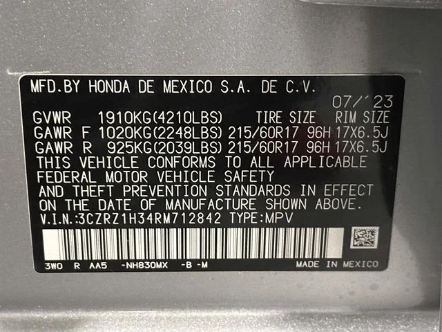 2024 Honda HR-V LX - Photo 31
