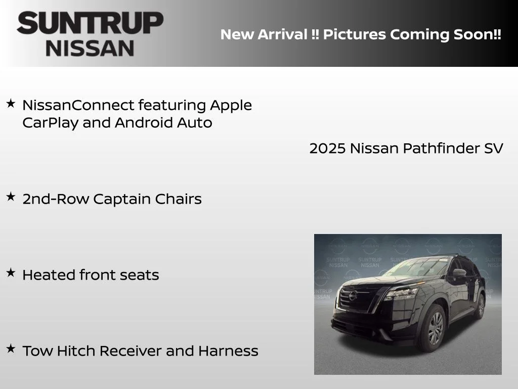 Certified Used 2025 Black Nissan SV image 12
