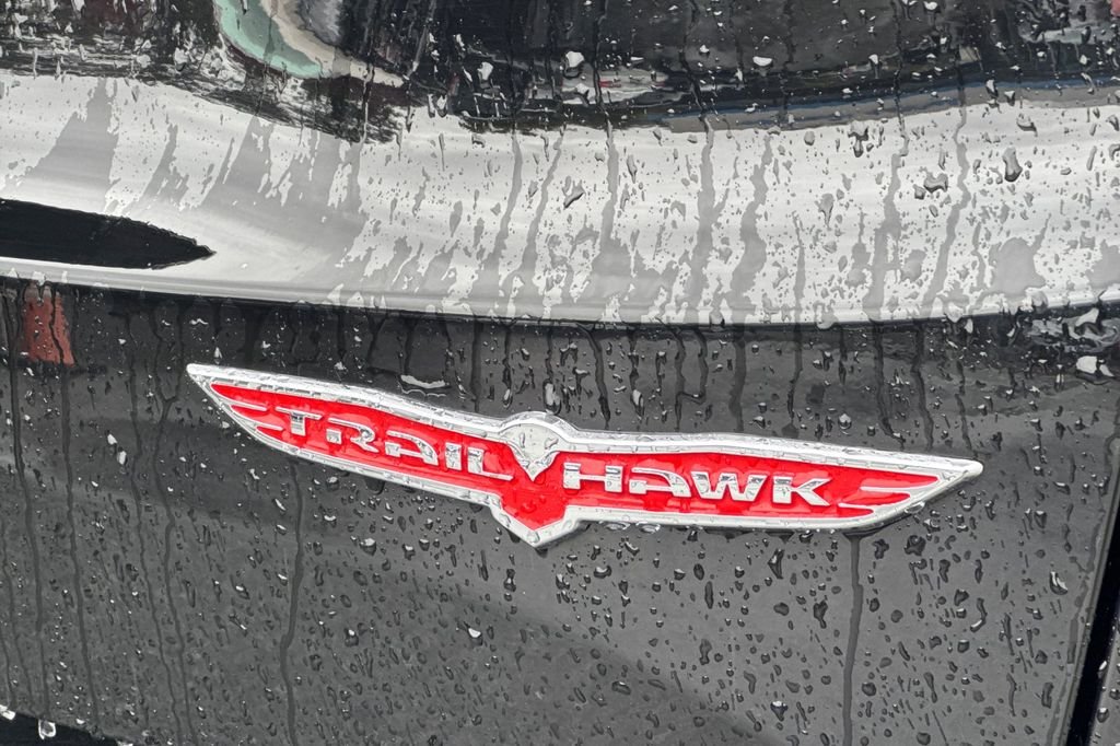 Used 2023 Black Clearcoat Jeep Trailhawk image 35
