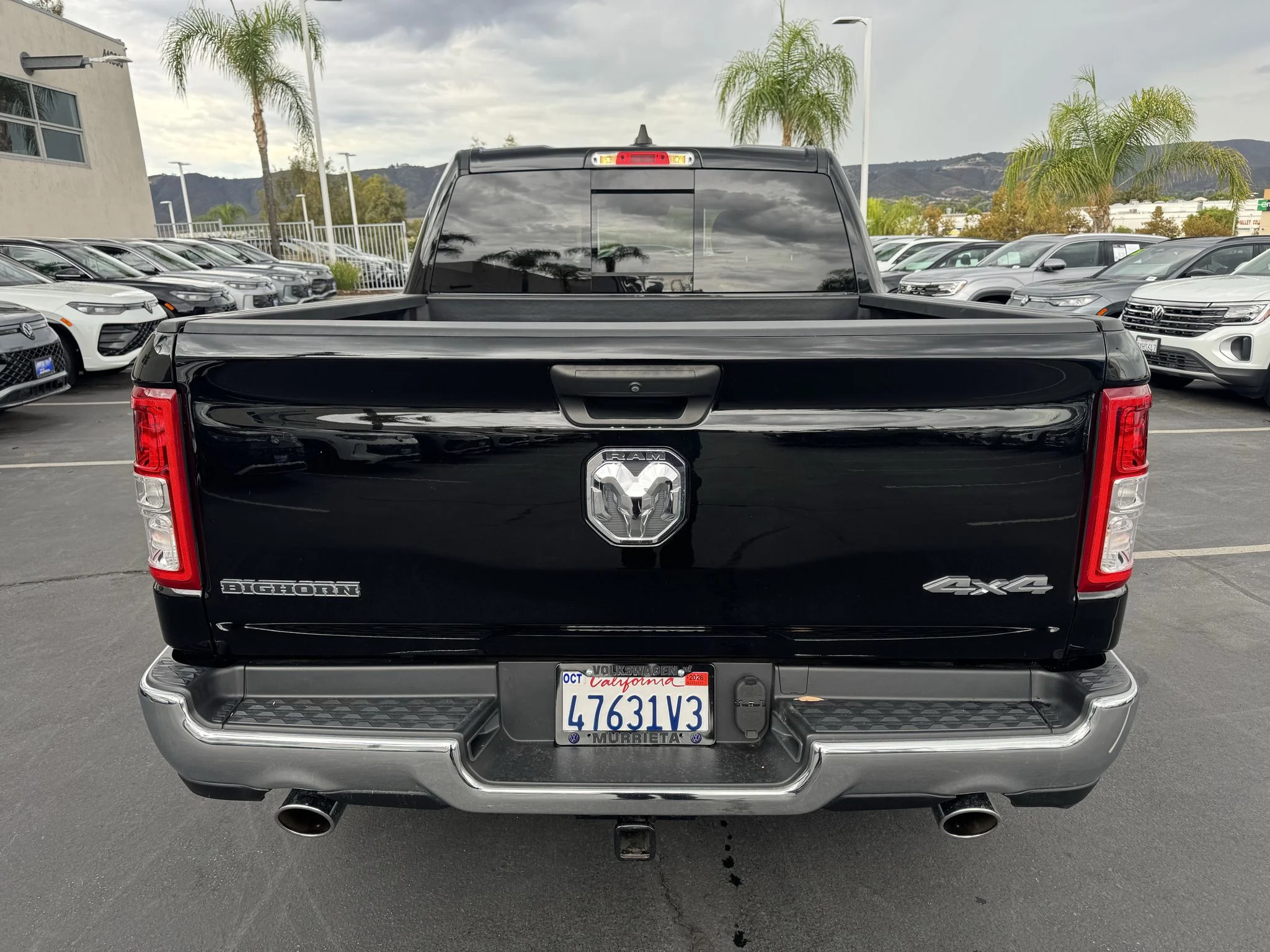 Used 2023 DIAMOND BLACK CRY Ram Big Horn image 7