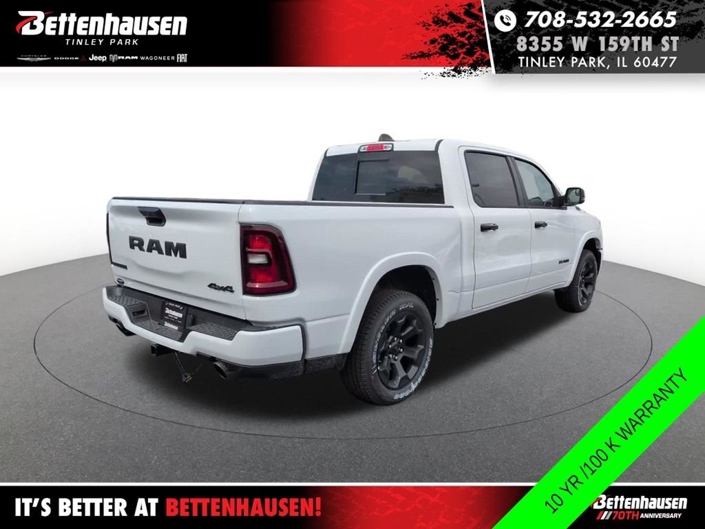 New 2026 Bright White Clear-Coat Exterior Paint RAM Big Horn/Lone Star image 6