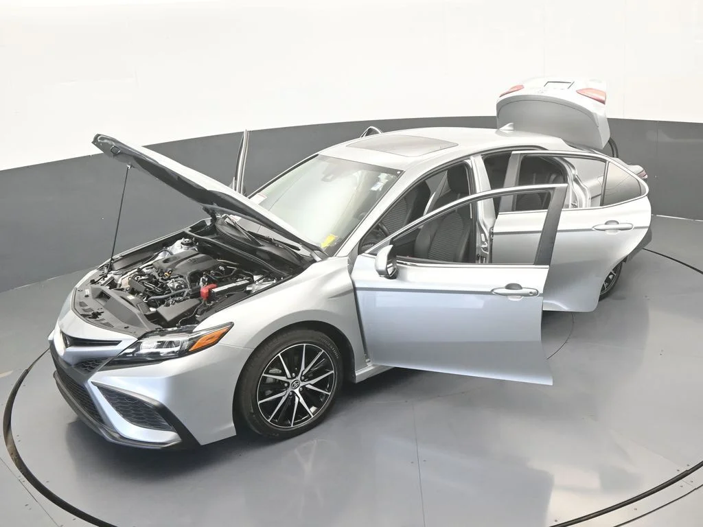 Used 2024 Celestial Silver Metallic Toyota SE image 58