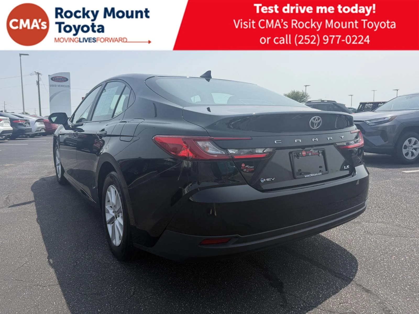 Used 2025 Midnight Black Metallic Toyota LE image 5