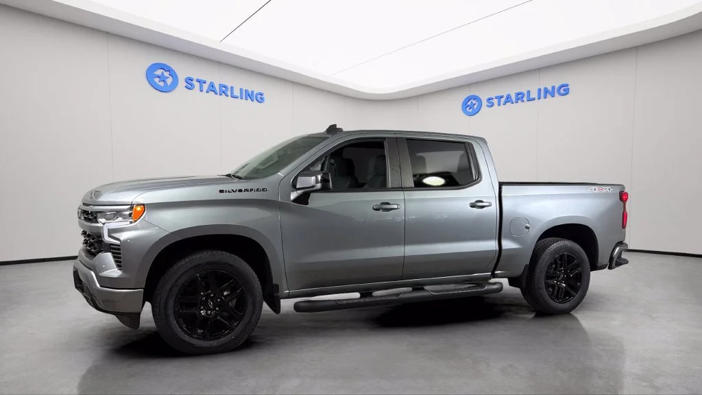 Used 2023 STERLING GRAY METALLIC Chevrolet RST image 2