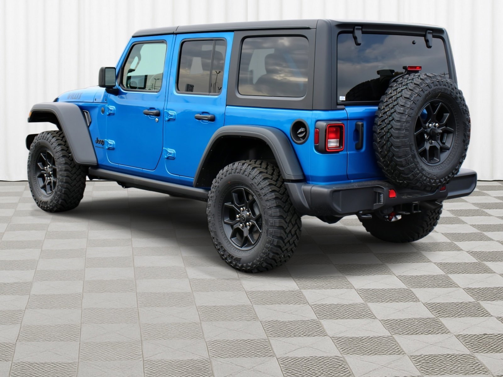 New 2026 Hydro Blue Pearl-Coat Exterior Paint Jeep Willys image 33