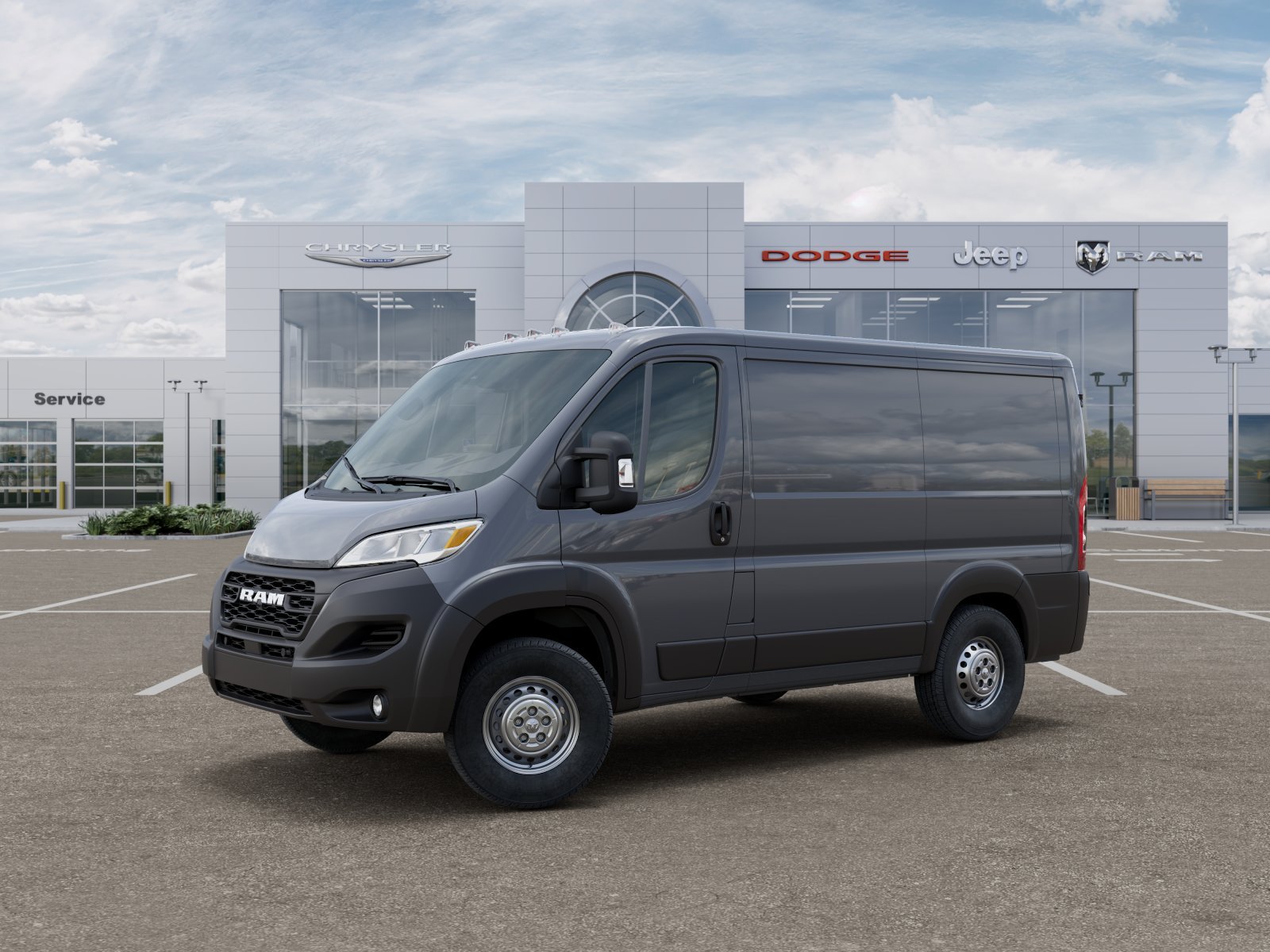 New 2026 Ceramic Gray Clear-Coat Exterior Paint RAM Tradesman image 20