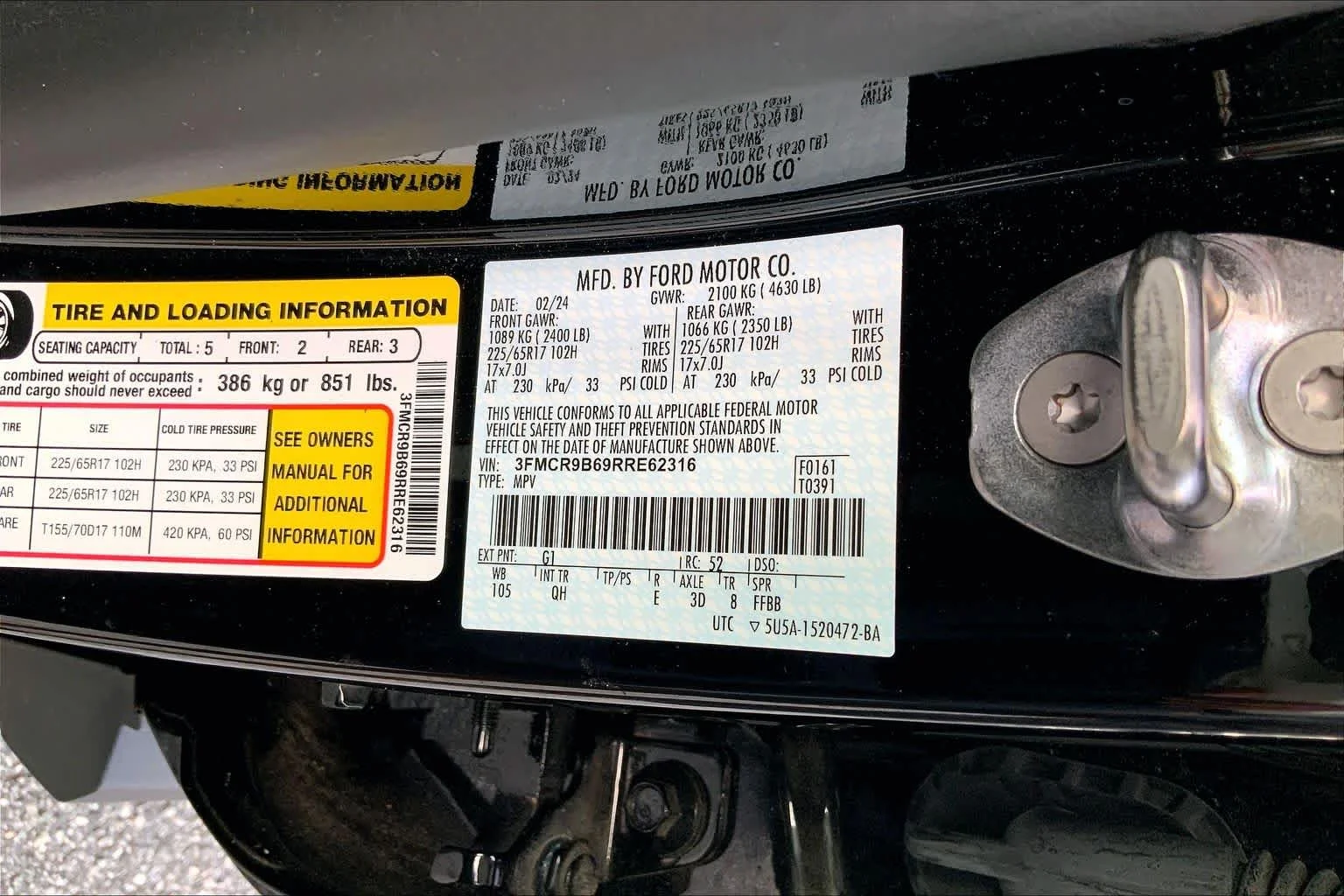 Used 2024 Shadow Black Ford Big Bend image 29